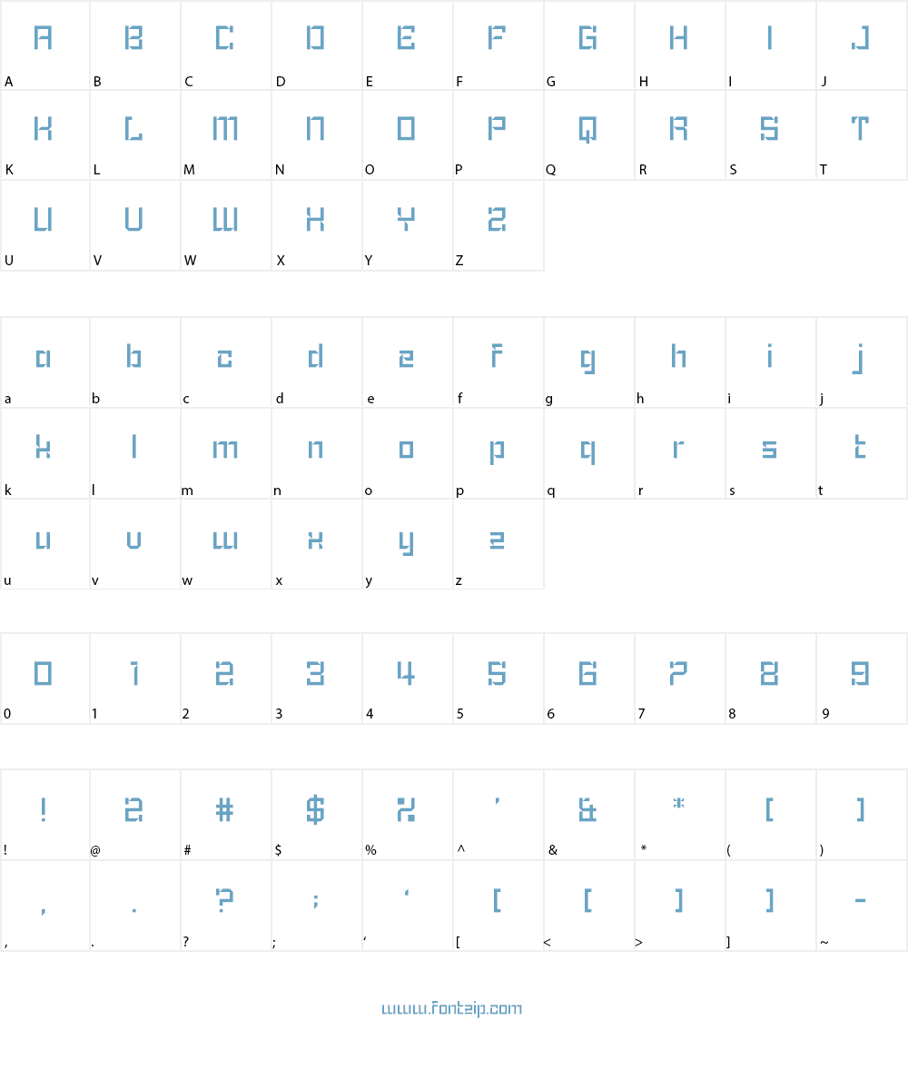 Peking Assignment Font Character